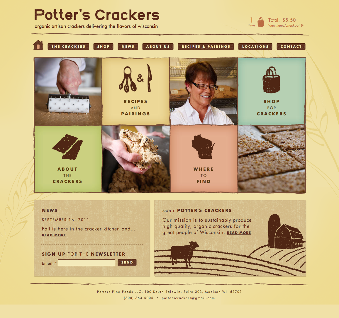 Potter’s Crackers